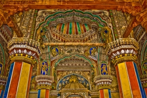 Interior of Durbar Hall, Thanjavur Maratha palace