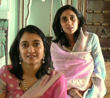 Rajkumari Gitanjali Shah of Tehri Garhwal & Kunwarani Priyanjali Katoch of Lambagraon, Kangra