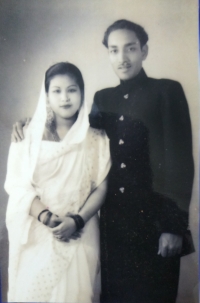 Rani Shodashi Devi and Raja Bahadur CHRANDRA CHUR PRASAD Singh deo