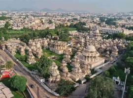 Cenotaph's of Maharana Amar Singh Ji of Mewar and all the Maharanas and royal families after him (Mahasatiya, Ahar - Udaipur)
