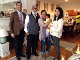 Dr. Kush Singh Parmar of Santrampur, Shriji Arvind Singh Mewar, Padmaja Kumari Parmar of Santrampur, Baby Rohitta Parmar and Lokaviaa Mewar Rathore (Udaipur)