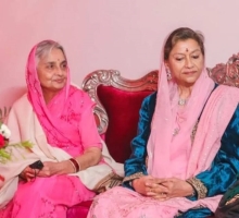 H.H. Maharani Saheba Nirupama Kumari Ji and H.H. Maharani Saheba Hemlata Rajye Ji of Marwar, Jodhpur