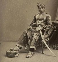 His Highness Suryavanshi Kshatriya Kul Bhushan Hindua Suraj Hindu Pati Maharana Sajjan Singh Bahadur