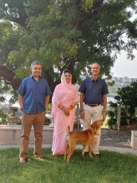 Maharao Ilyaraj Singh Ji of Kotah, Maharana Vishvaraj SIngh Ji Mewar and Maharani Mahima Kumari Mewar