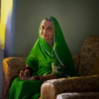 Portrait of Maharani Saheba Nirupama Kumari Mewar