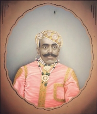 Portrait of Major-General His Highness Sri Maharaj Adhiraj Raj Rajeshwar Maharana Shri Sir BHUPAL SINGH Bahadur Hindua Suraj HindupatiÂ Maharana of Udaipur