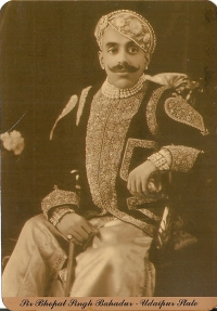 Major-General HH 108 Sri Maharaj Adhiraj Raj Rajeshwar Ravi Kula Bushana-Mahi Mahindra Yavadarya Kula Kamaldhivakara Chattis Rajkul Singar Maharana Shri Sir BHUPAL SINGH Bahadur Hindua Suraj Hindupati (Udaipur)