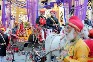 Vadhu Pravesh Ceremony for Nivritti Kumari was held at The Zenana Mahal, The Palace, Udaipur on 23rd January 2014 (Udaipur)
