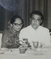 Thakore Sahib PRAVINSINHJI GAMBHIRSINHJI with Thakorani Shri Premlata Devi