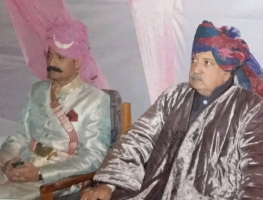 Rao Rajeshwar Rana Saheb Shri Gajendra Singh Ji Saheb with H.H. Maharaja GajSingh Ji Bahadur of Jodhpur (Vav)