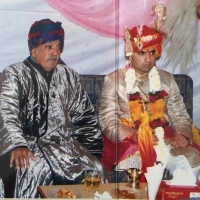 Yuvraj Saheb Shri Shivraj Singh Ji with H.H Maharaja GajSingh Ji Bahadur Jodhpur (Vav)