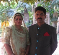 Maharaj Vijayvardhan Singh and Rani Asha kumari (Vijaynagar)