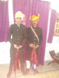 Maharaj vijayvardhan singh with son Bawar Vishva vardhan singh (Vijaynagar)