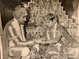 Wedding of Kumar Shri Atmanya Dev Jhala of Wadhwan and Maharajkumari Shri Kamakshi Devi of Mysore (Wadhwan)