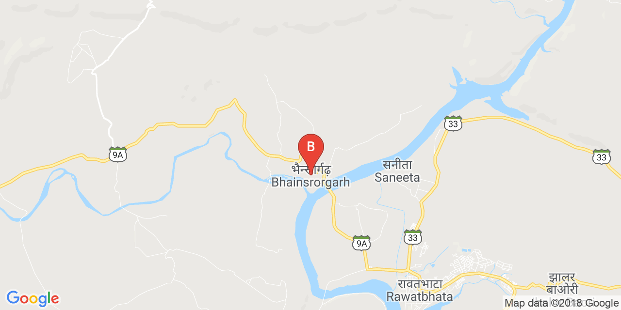 Bhainsrorgarh map