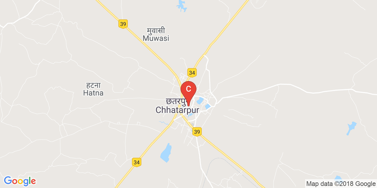 Chhatarpur map