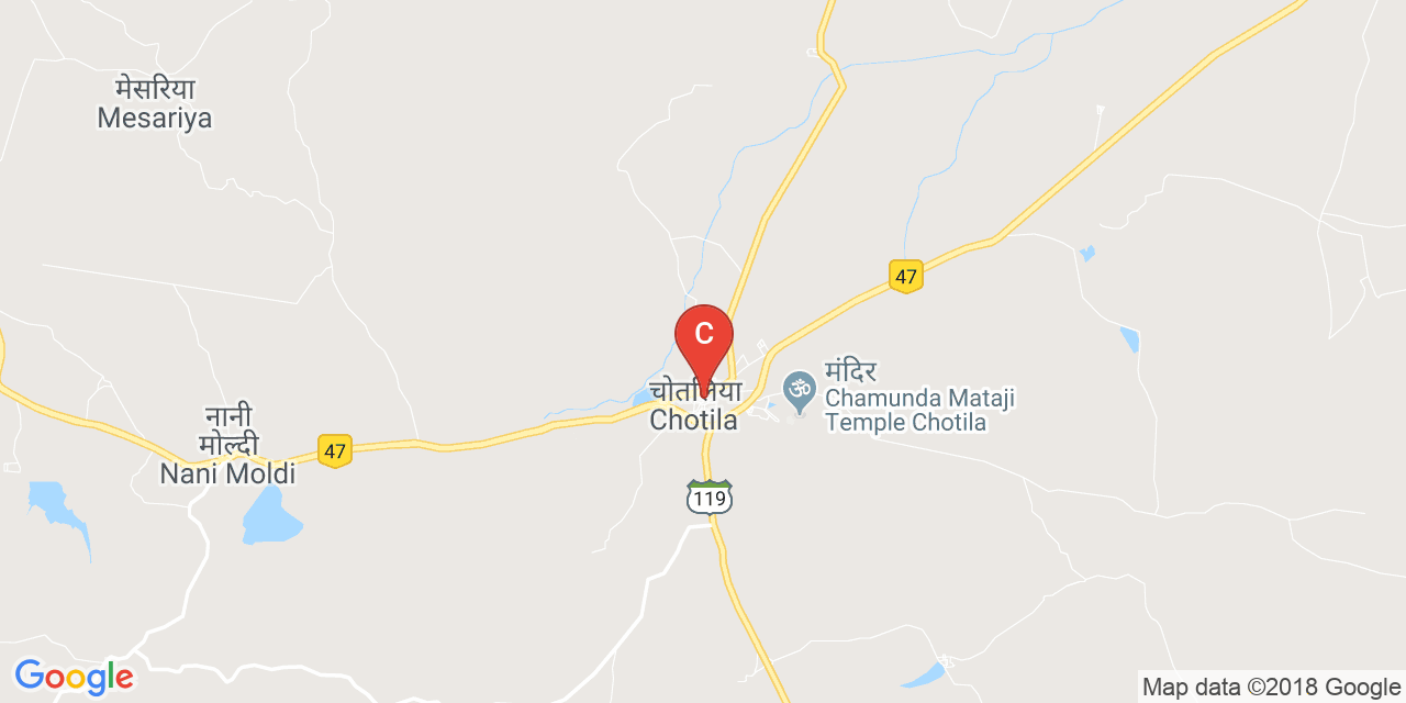 Chotila map