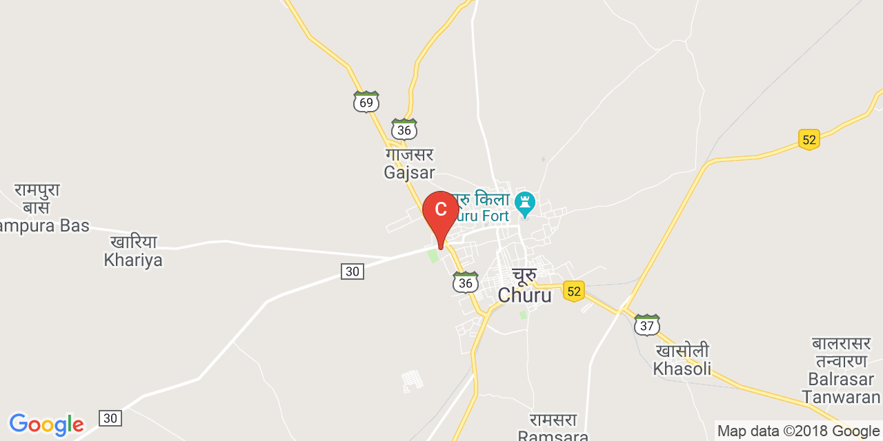 Churu map