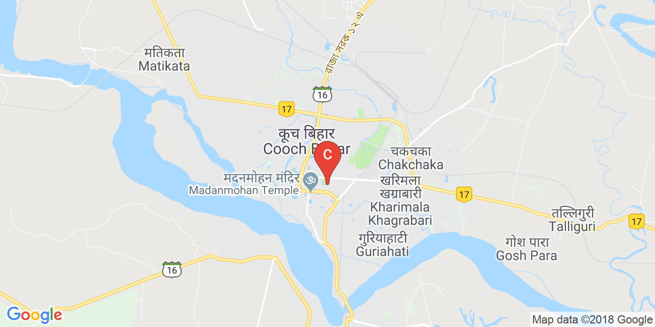 Cooch Behar map