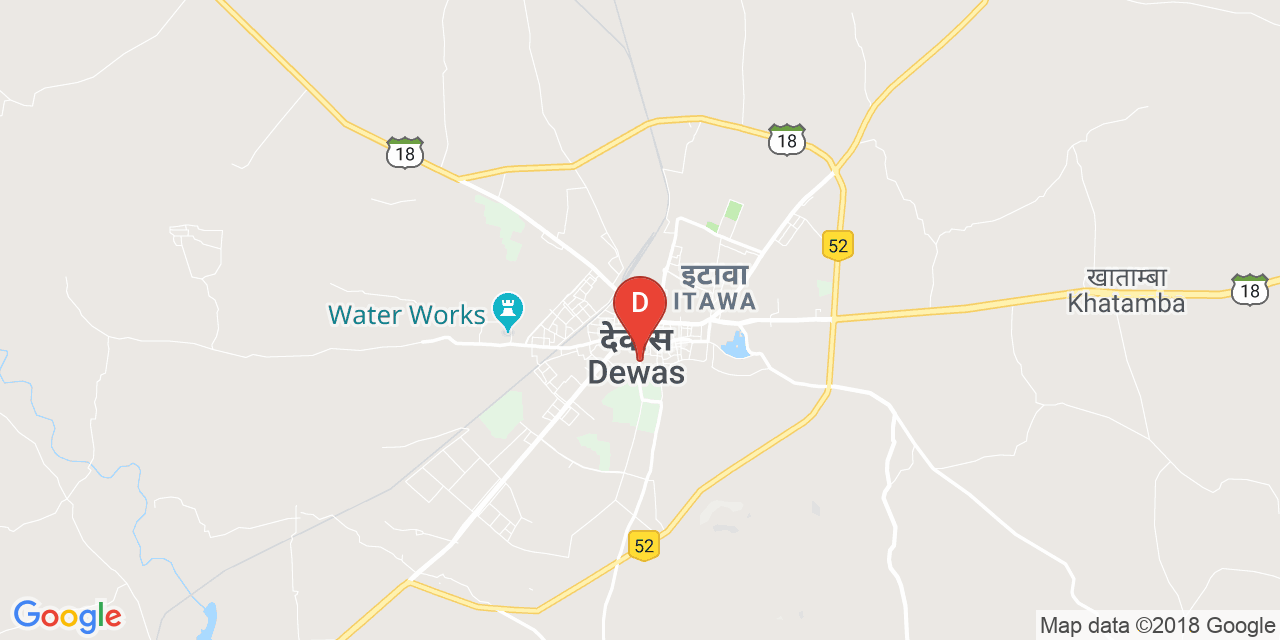 Dewas Junior map