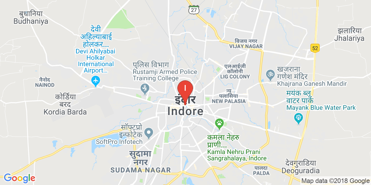 Indore map