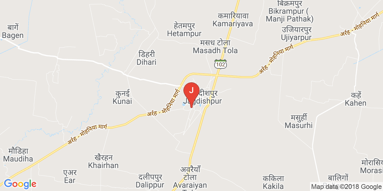 Jagdishpur map