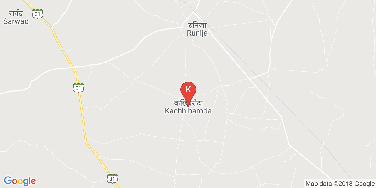 Kachhi Baroda map