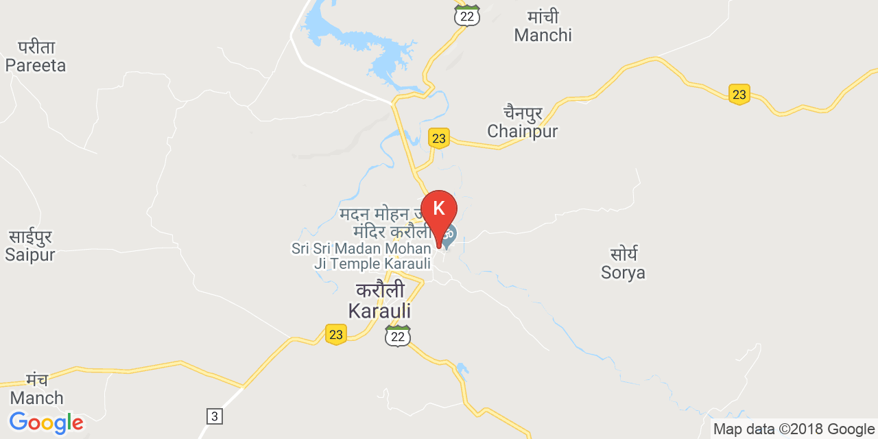 Karauli map