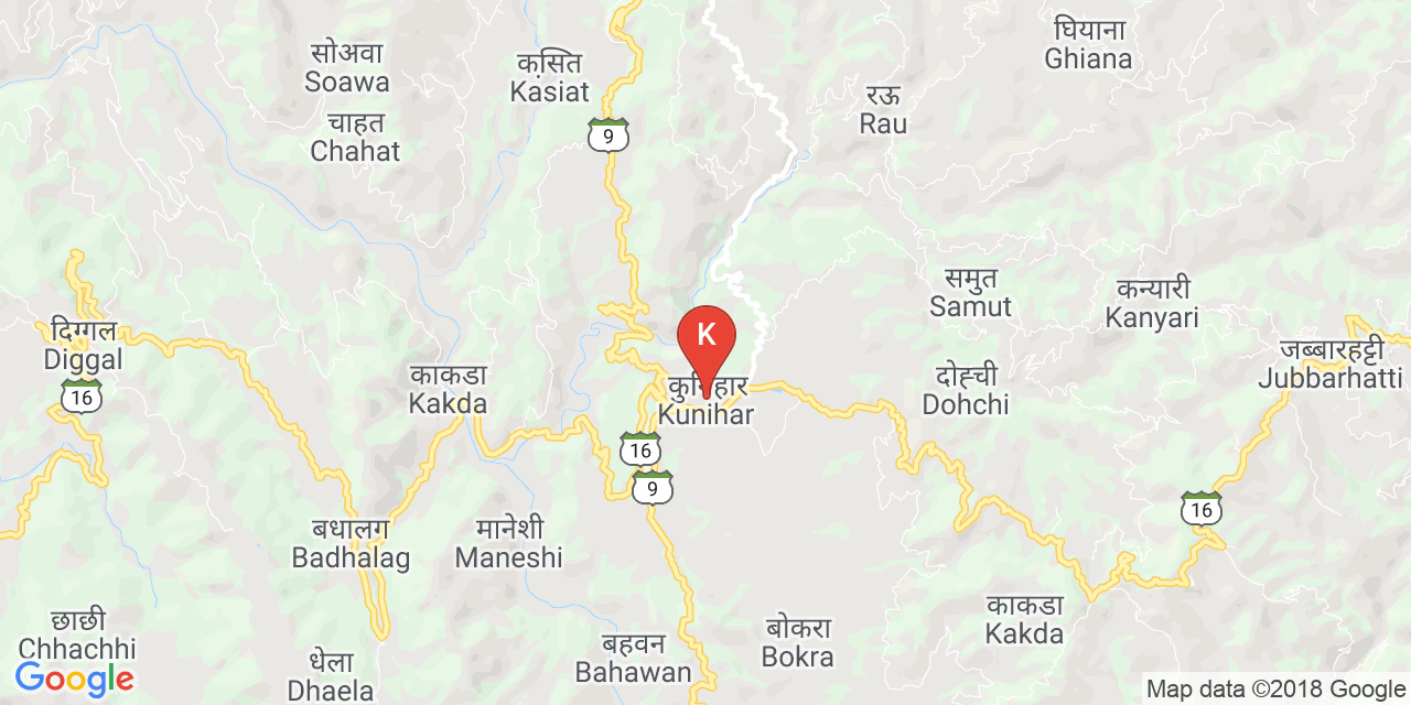 Kunihar map