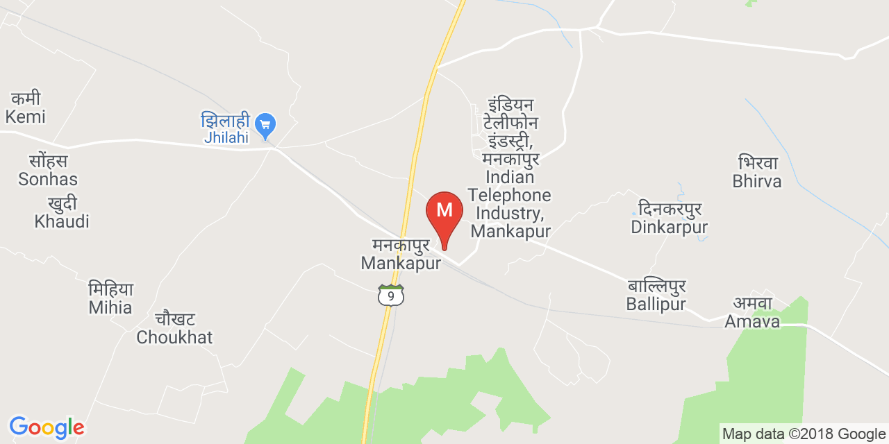 Mankapur map