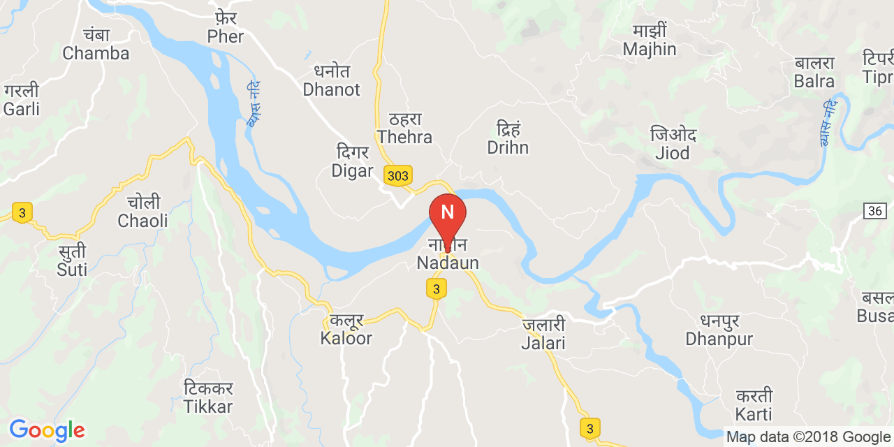 Nadaun map