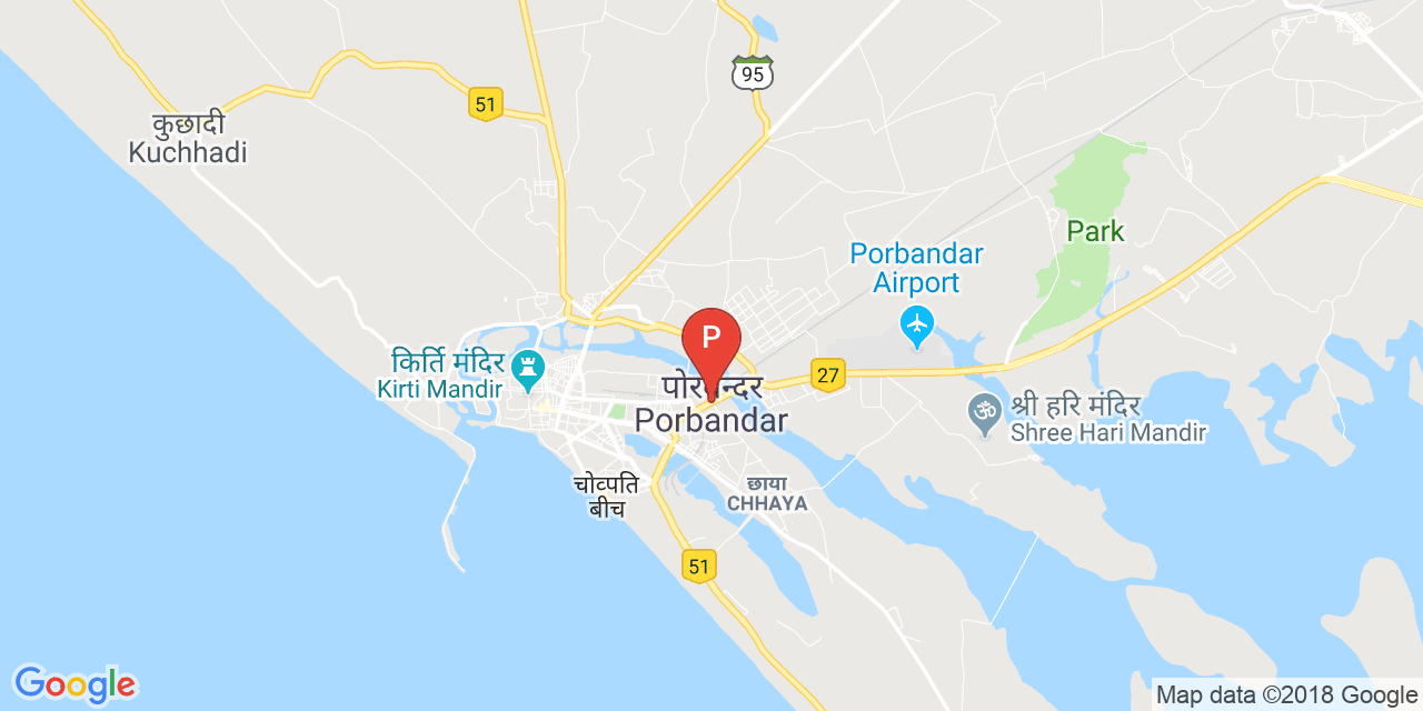 Porbandar map