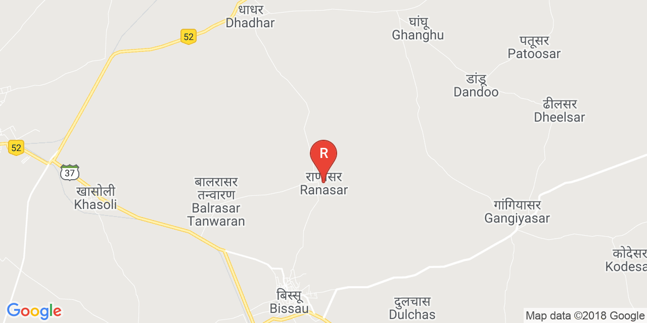 Ranasar map