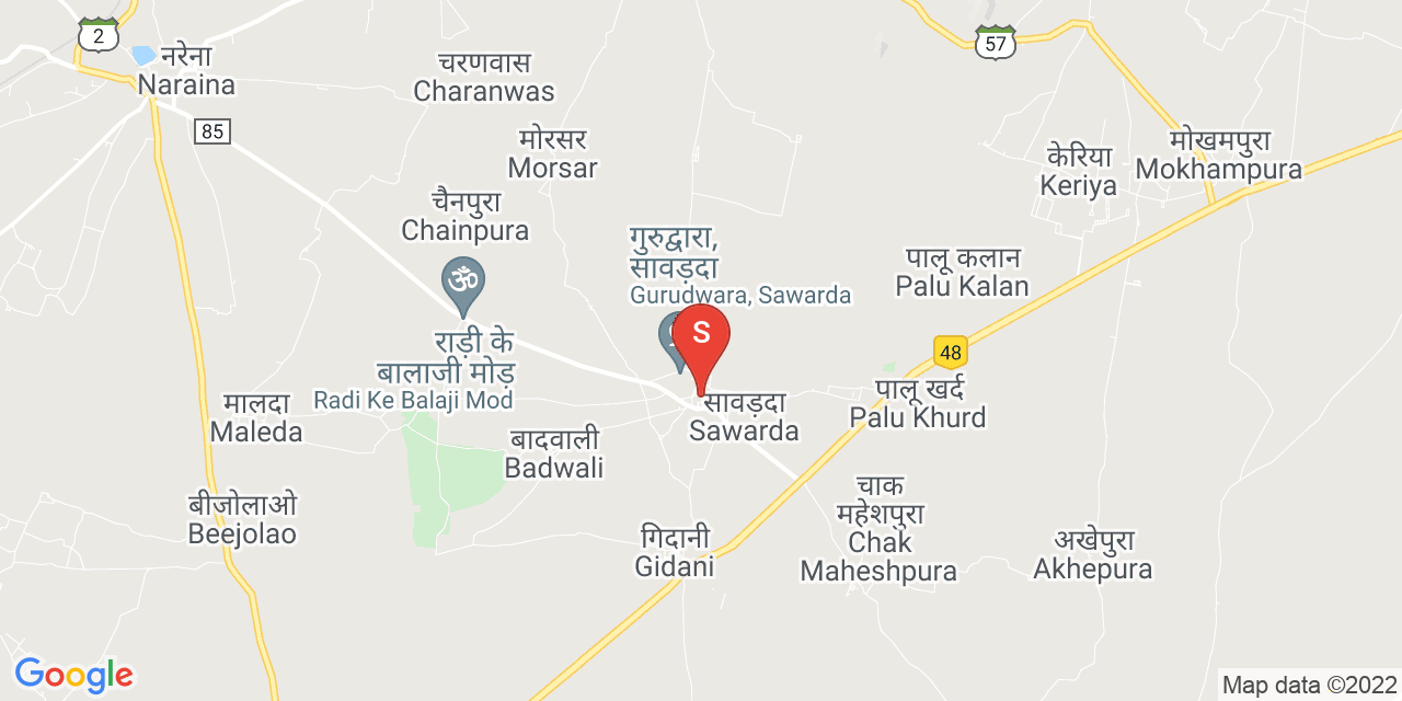 Sawarda map