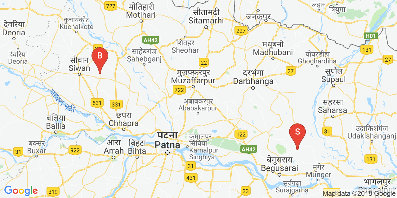Shakarpura & Bahadurpur map