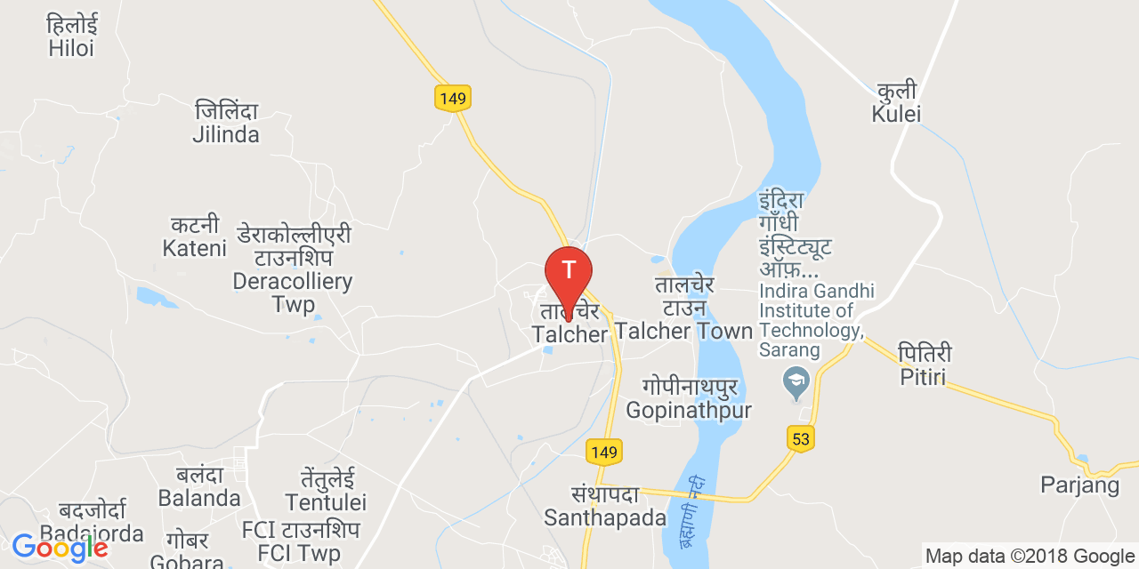 Talcher map