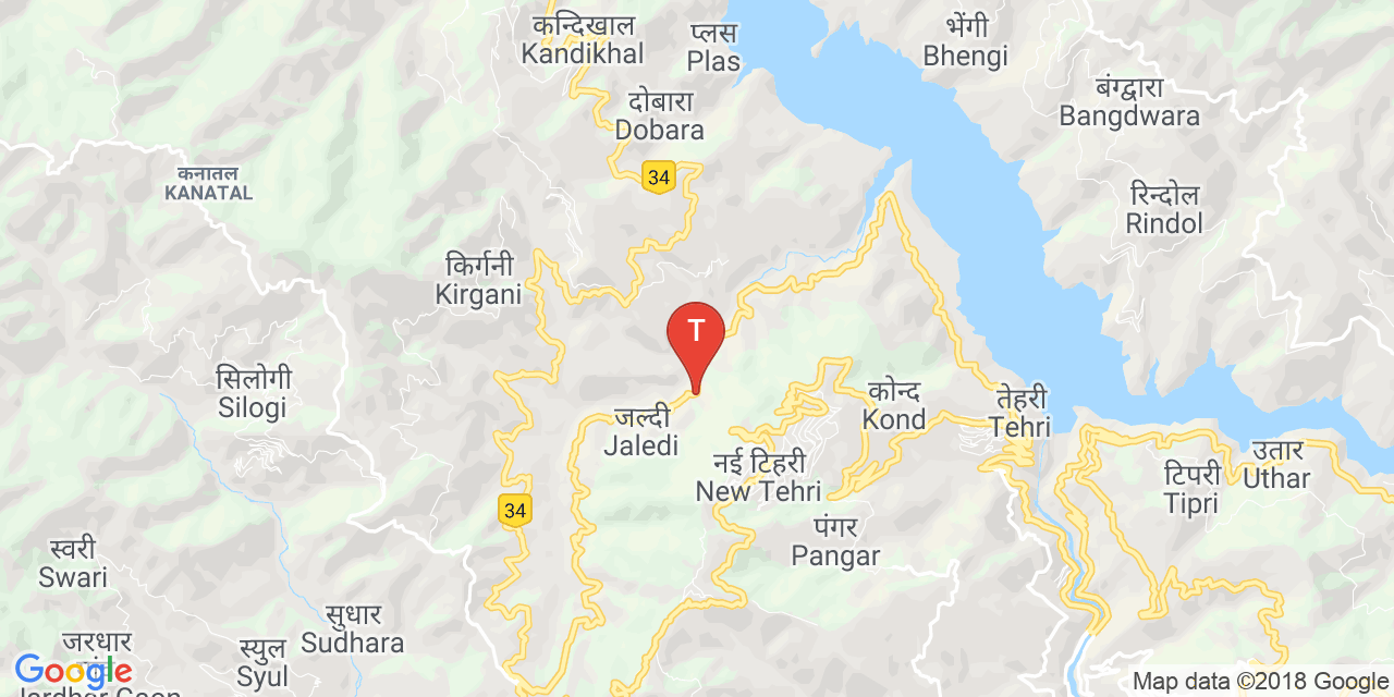 Tehri Garhwal map