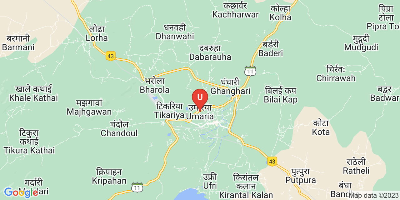 Umaria map