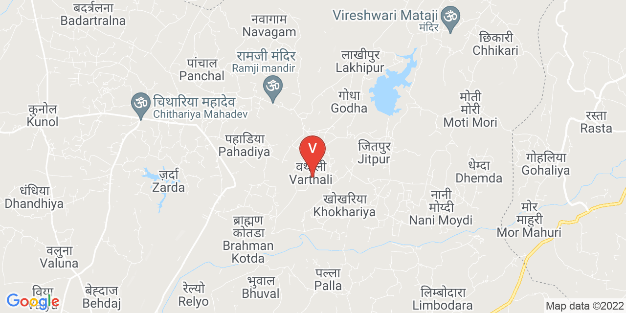 Vadthali map